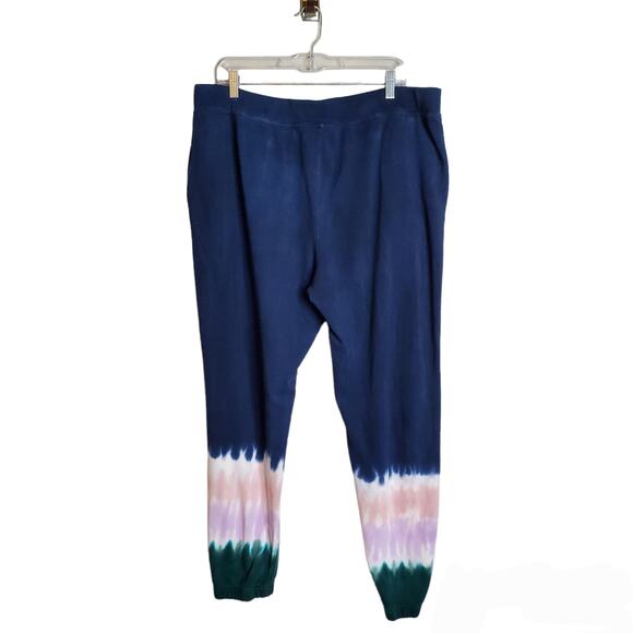 Wildfox Tie Dye Sweatpant Joggers Size XXL Blue - Picture 3 of 11